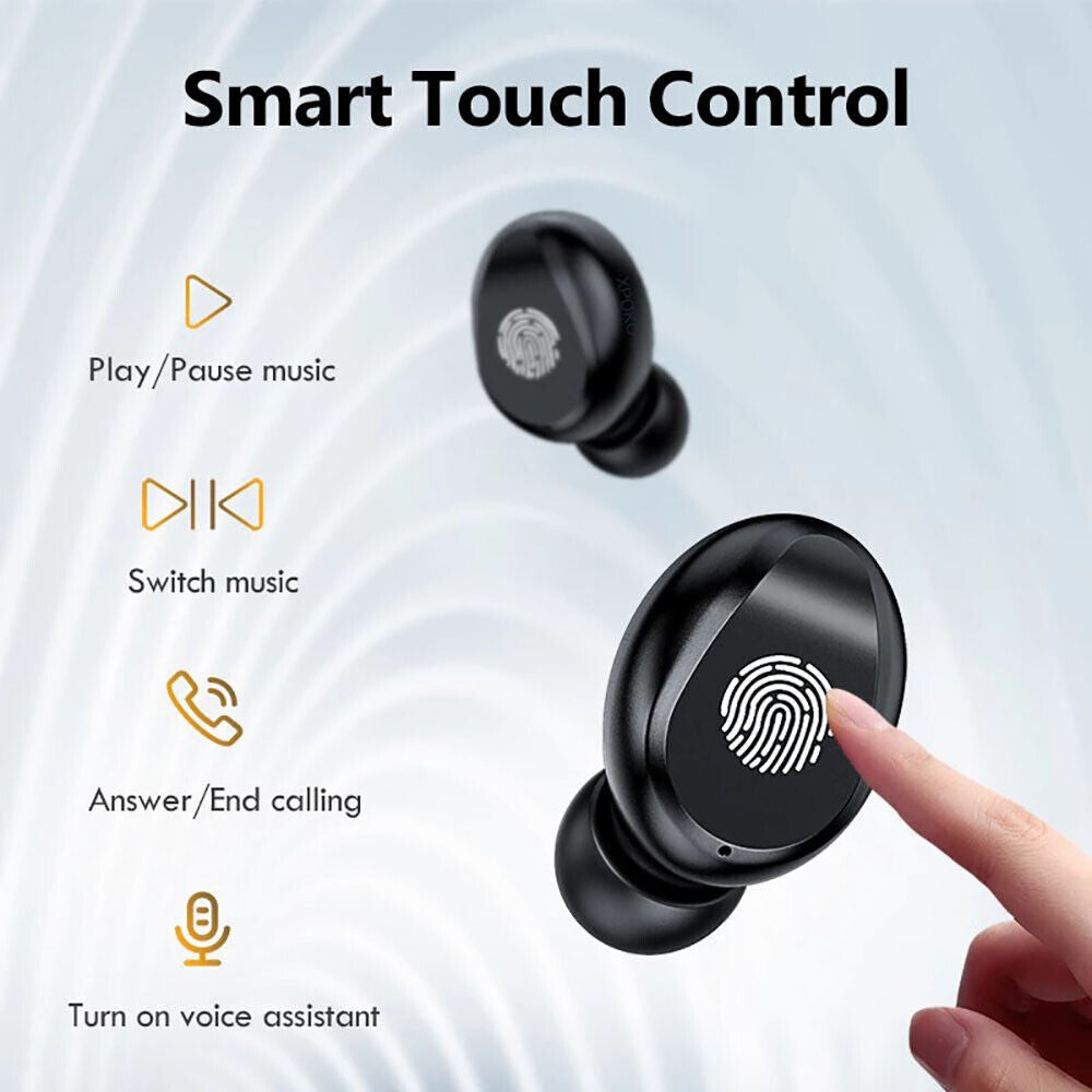 Bluetooth Earbuds TWS 5.3 All Phones Laptop Tablet Wireless Earphone Waterproof