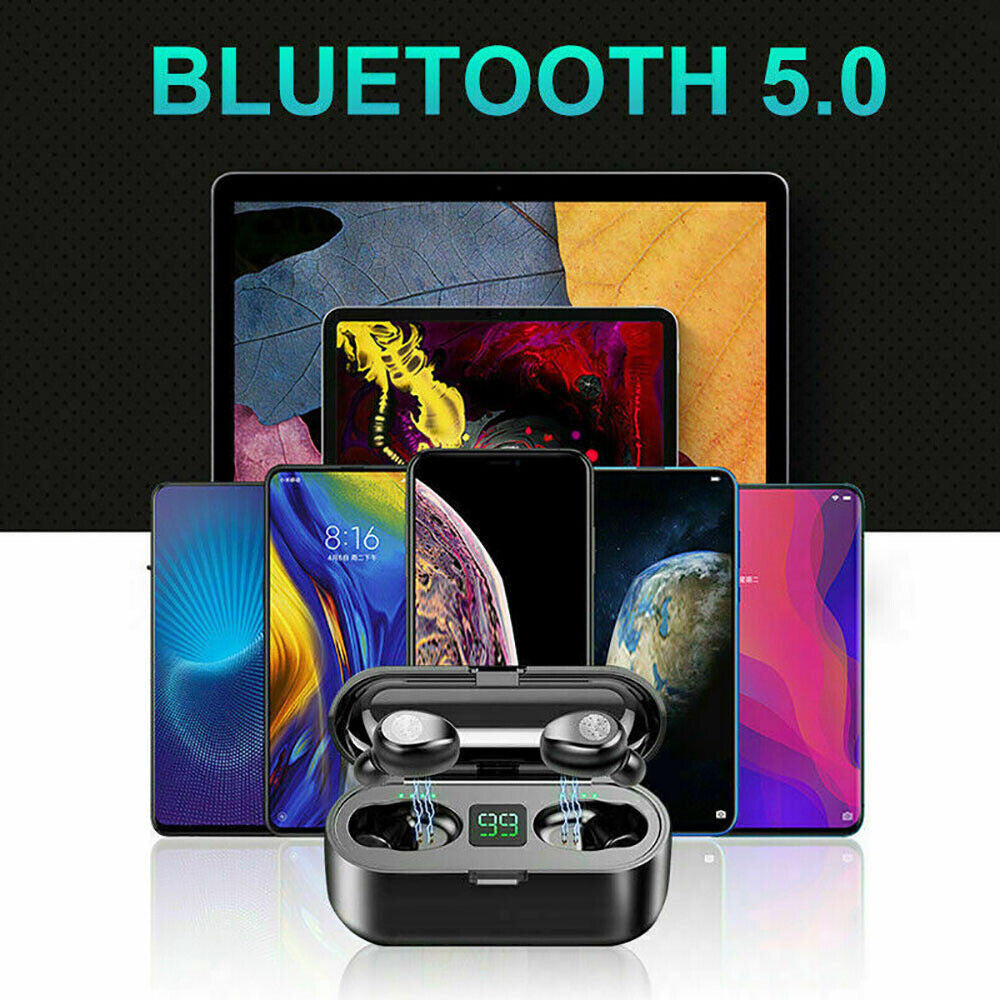 Bluetooth Earbuds TWS 5.3 All Phones Laptop Tablet Wireless Earphone Waterproof