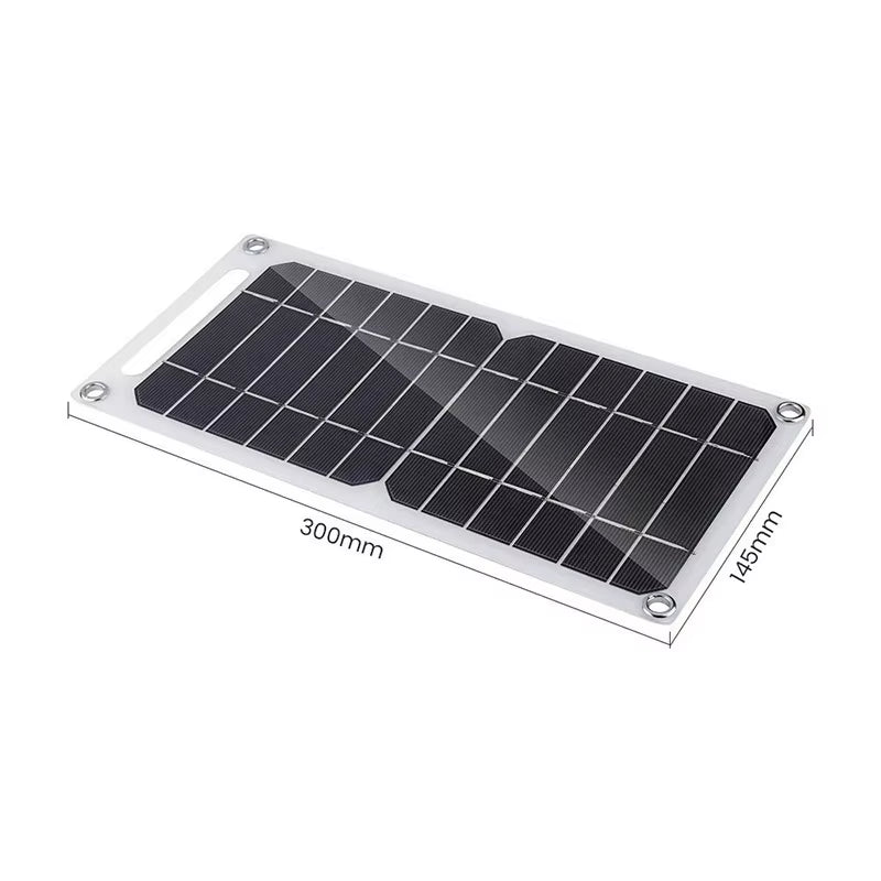 Solar Panel 5V 10W USB Type-C Charge Portable Flexible Kit Lightweigh Mini System for Phones Car Camping Hiking Power Banks IP65