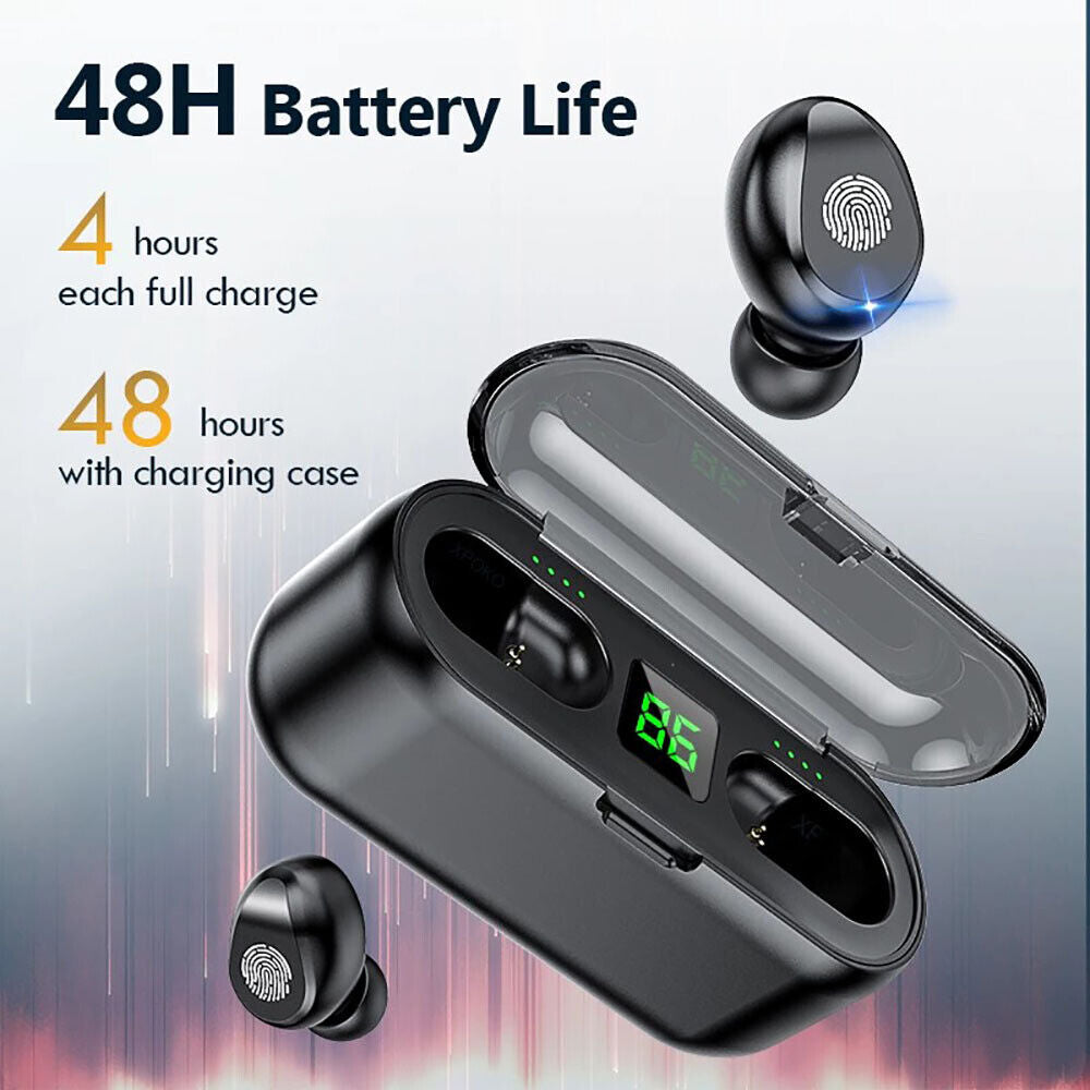 Bluetooth Earbuds TWS 5.3 All Phones Laptop Tablet Wireless Earphone Waterproof