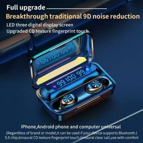 Bluetooth Earbuds TWS 5.3 Wireless Headphones Earphone Waterproof for All Phones