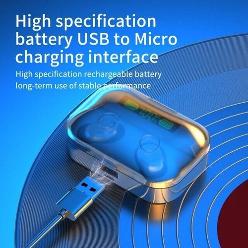 Bluetooth Earbuds TWS 5.3 Wireless Headphones Earphone Waterproof for All Phones