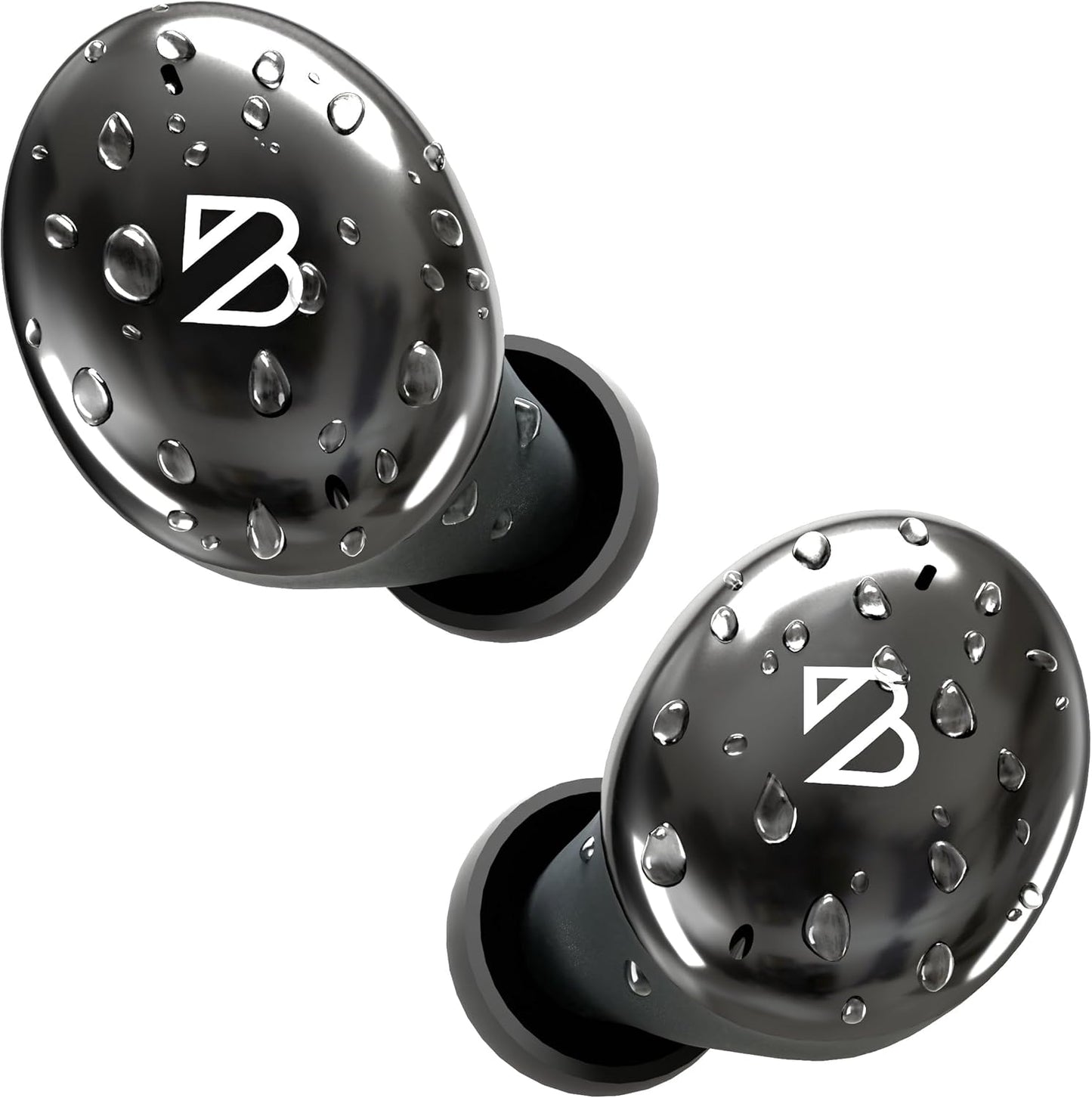 Tempo 30 Wireless Earbuds for Small Ears - Award-Winning Sound, Sweatproof Bluetooth Earbuds, Comfortable Ear Buds for Women, Black Earphones Small Ear Canals, Long Battery Headphones