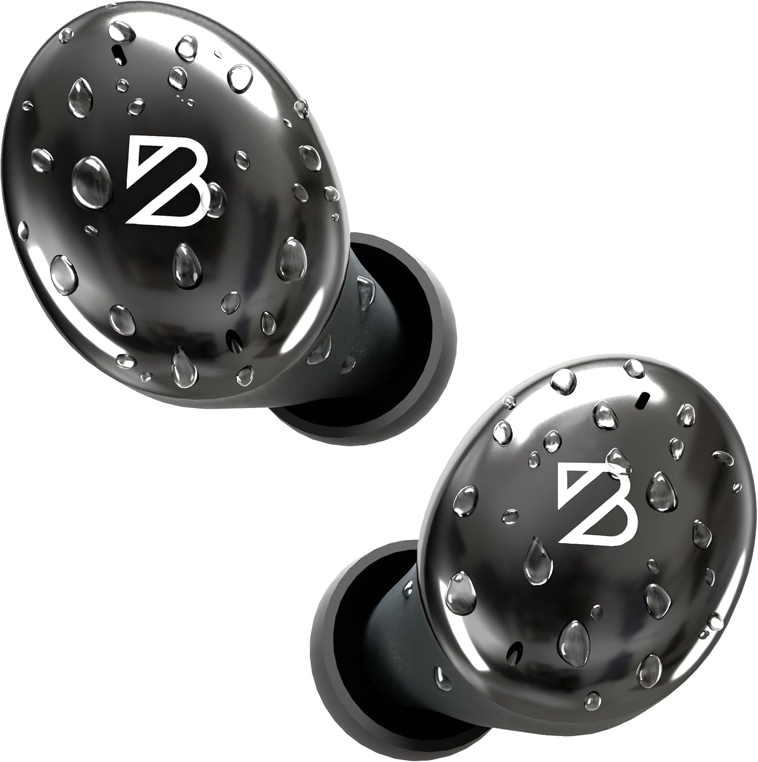Tempo 30 Wireless Earbuds for Small Ears - Award-Winning Sound, Sweatproof Bluetooth Earbuds, Comfortable Ear Buds for Women, Black Earphones Small Ear Canals, Long Battery Headphones