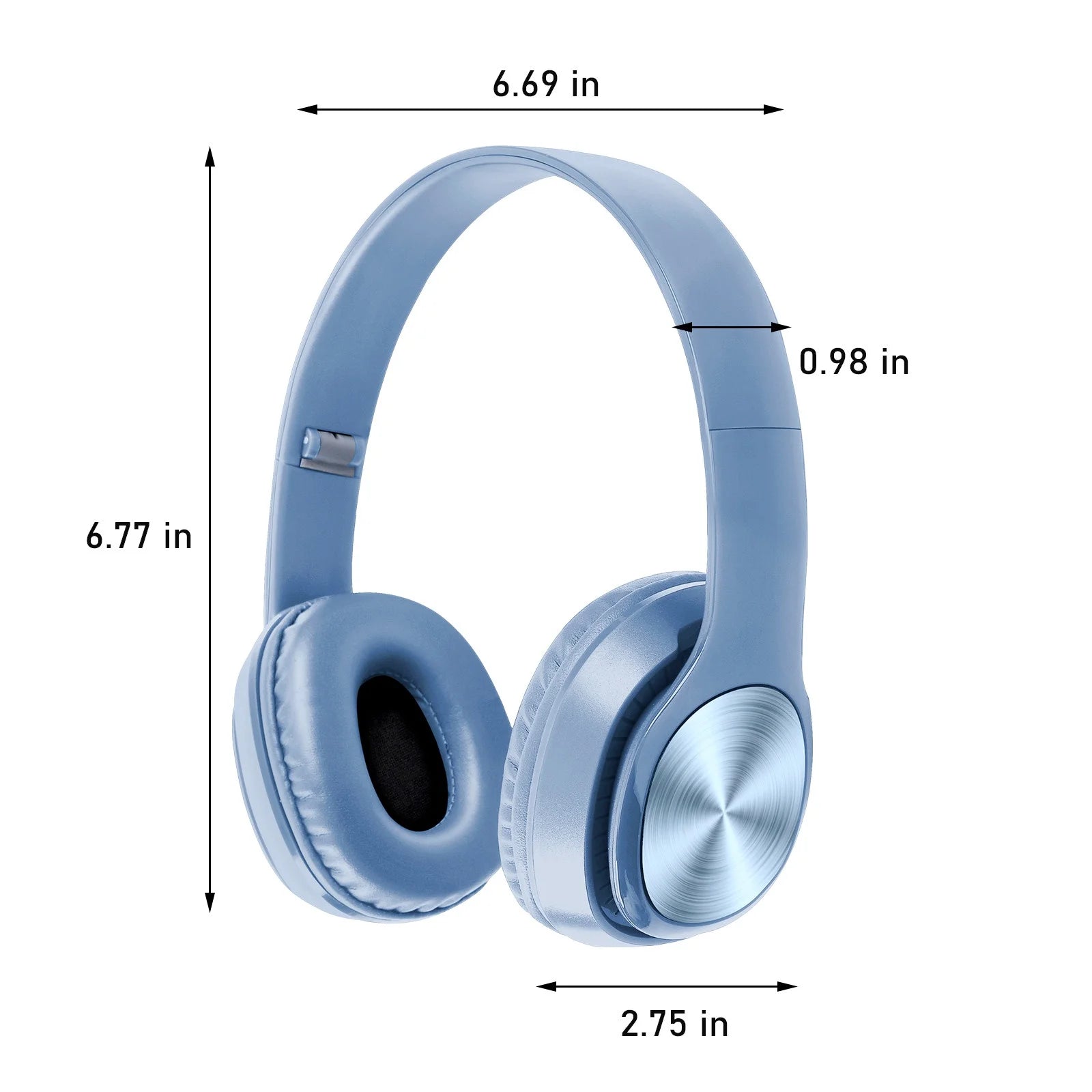 Christmas Gifts Clearance!  Over-Ear Headphones Lightweight Folding Stereo Bass Headphones with 1.2M Cord, Portable Wired Headphones for Smartphone Tablet Computer