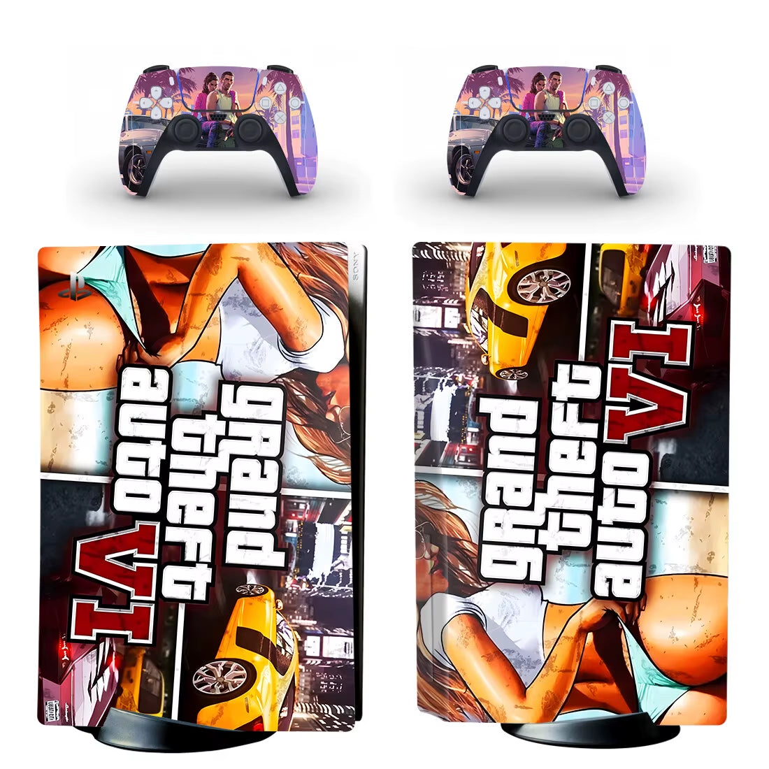 New Game PS5 Disc Skin Sticker Decal Cover for Console and 2 Controllers PS5 Disk Skin Vinyl