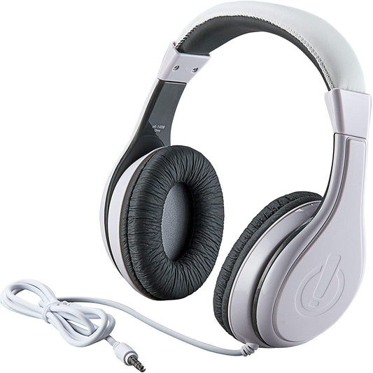 White Wired Headphones for Kids, over Ear Headphones Connect via 3.5Mm Jack