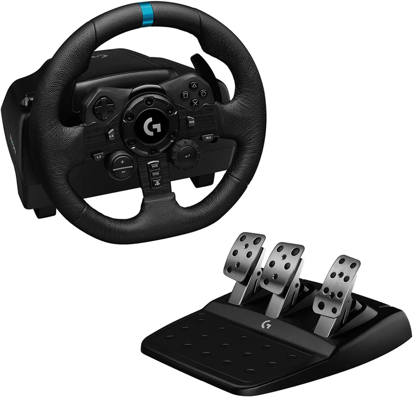 Refurbished - Logitech G923 Racing Wheel and Pedals for PS 5, PS4 and PC