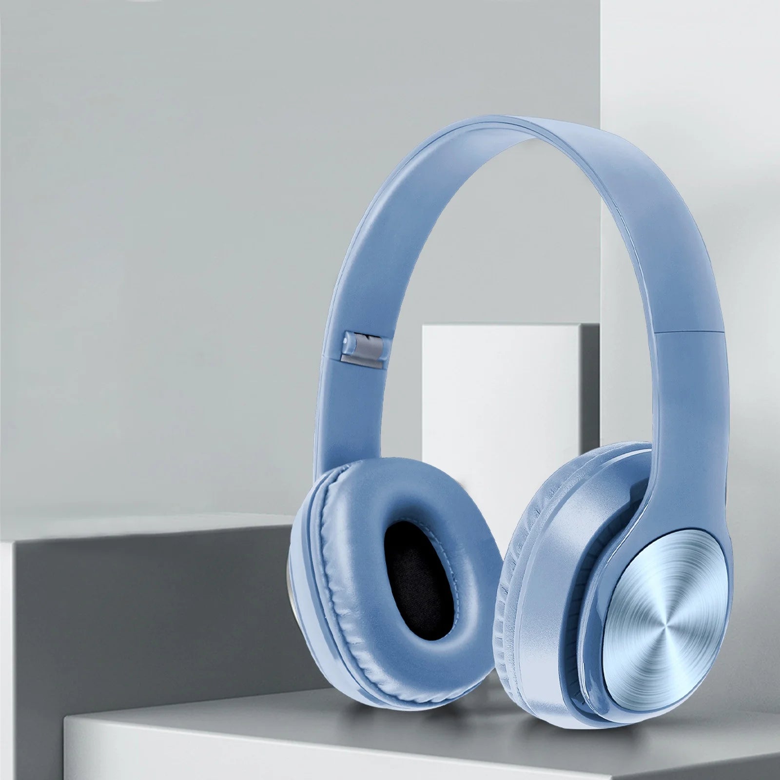 Christmas Gifts Clearance!  Over-Ear Headphones Lightweight Folding Stereo Bass Headphones with 1.2M Cord, Portable Wired Headphones for Smartphone Tablet Computer