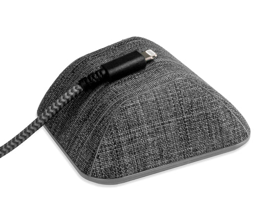 Magnetic Cord Holder - Cable Wrangler Organizer with Magnet Clips for Charger Management on Desktop, Nightstand, or Side Table - No. 2 Pencil Gray