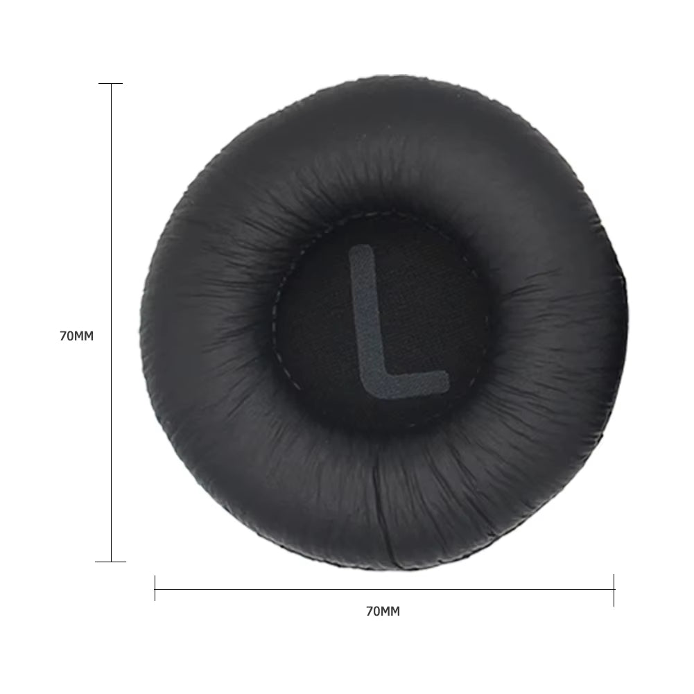 1 Pair Soft Earpads Headphones Protein Leather Foam Ear Pad Pillow Cover Cushion Replacement for JBL Tune 500BT T450BT T600