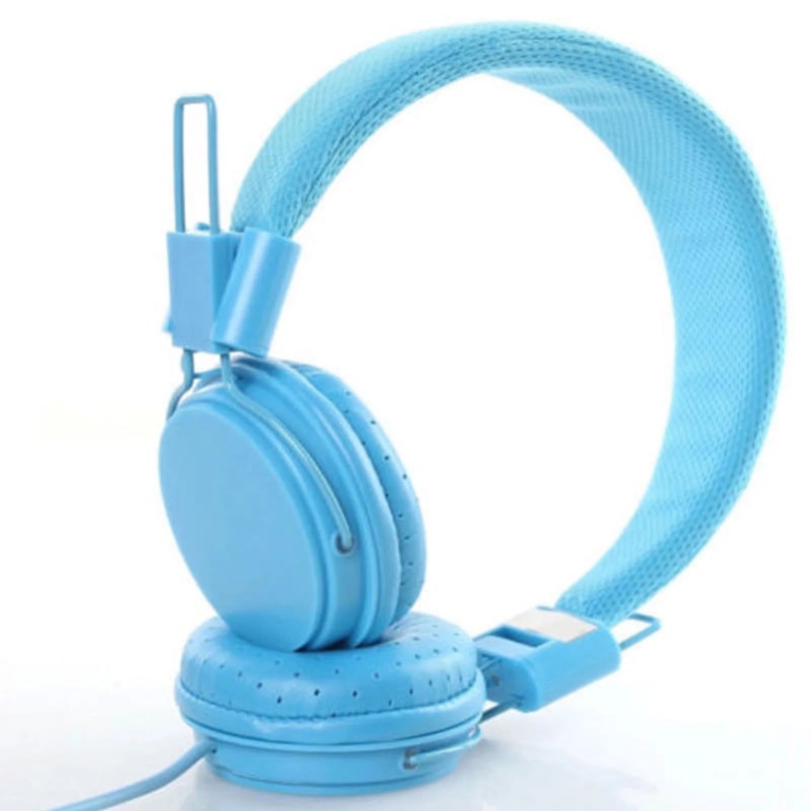 Kids Headphones, Wired Headset Foldable Children on Ear Headphones with Adjustable Headband, Stereo Sound,3.5Mm Jack for Tablet Cellphones Airplane School
